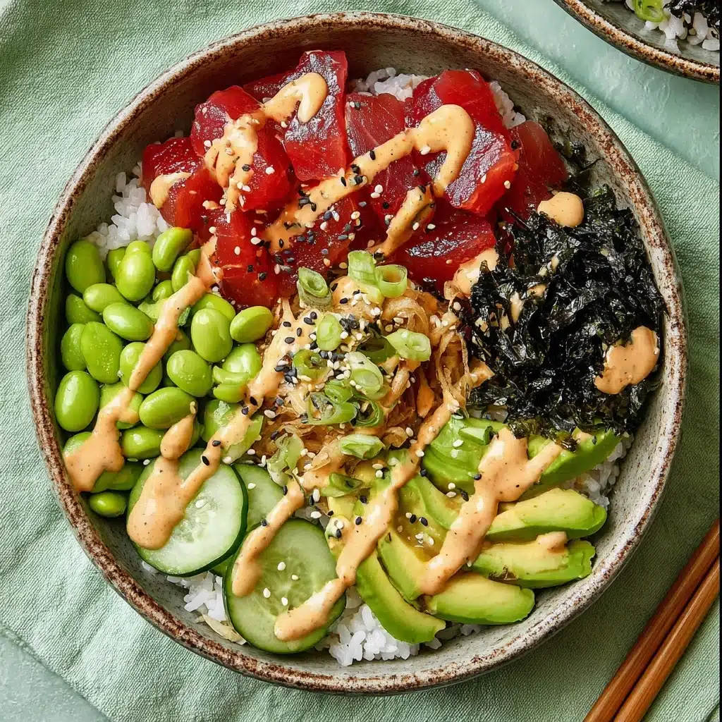Vegan Tomato “Tuna” Poke Bowls Recipe 5 Vegan Tomato “Tuna” Poke Bowls Recipe - Recipe Image