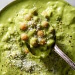 Creamy High Protein Pesto Chickpea Skillet Recipe