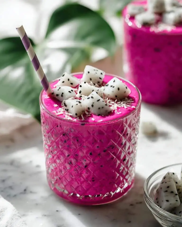 3-Ingredient Dragon Fruit Smoothie Recipe