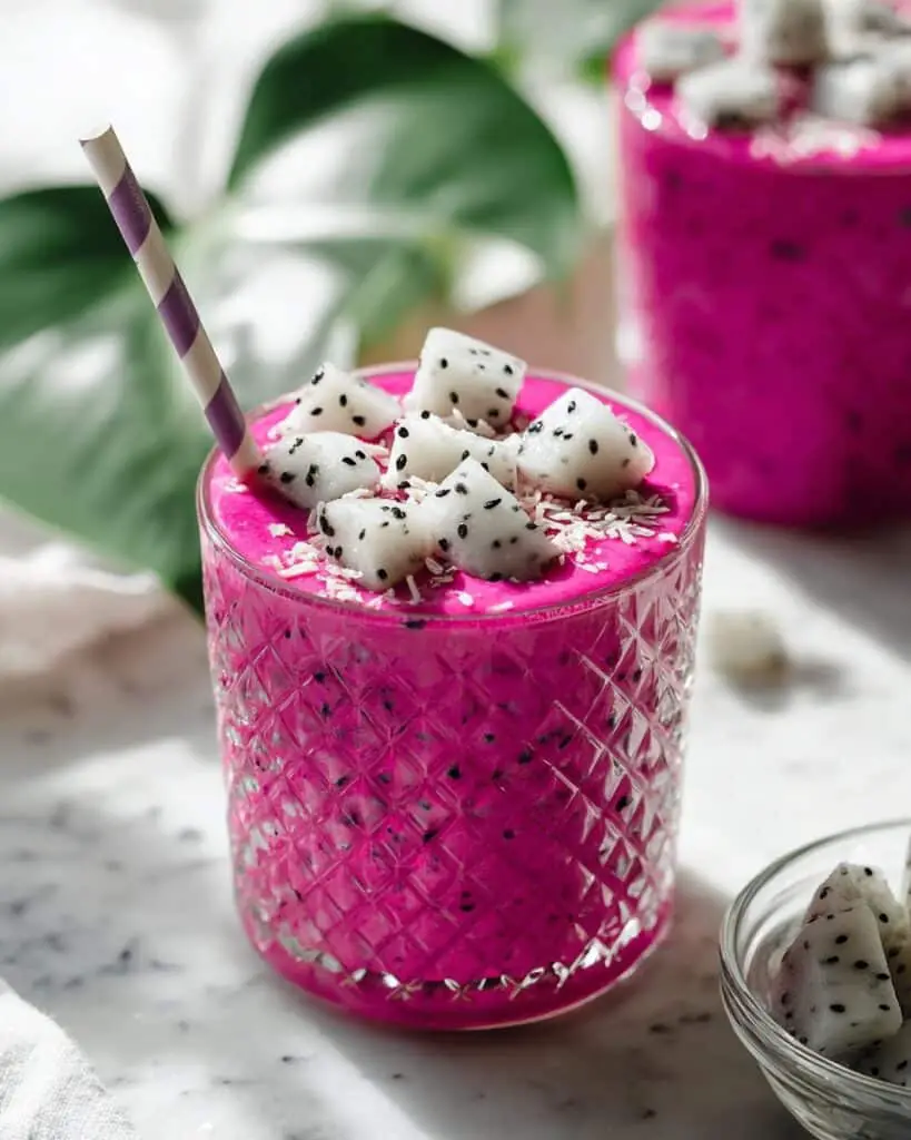 3-Ingredient Dragon Fruit Smoothie Recipe