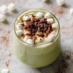 Hot Chocolate Matcha Latte with Almond Milk Recipe