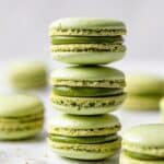 Matcha Macarons with Matcha Ganache Recipe