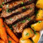 Slow Cooker Roast Beef with Vegetables and Rich Gravy Recipe