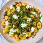 Easy Pan-Fried Gnocchi with Lemon Ricotta and Herbs Recipe