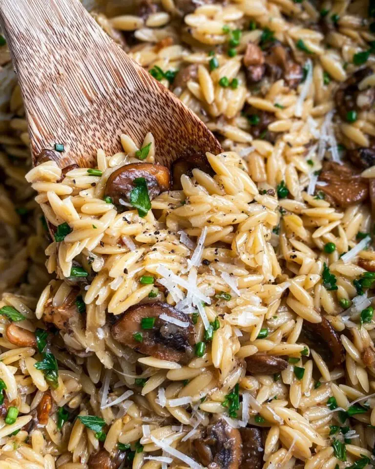One-Pot Mushroom Orzo Recipe