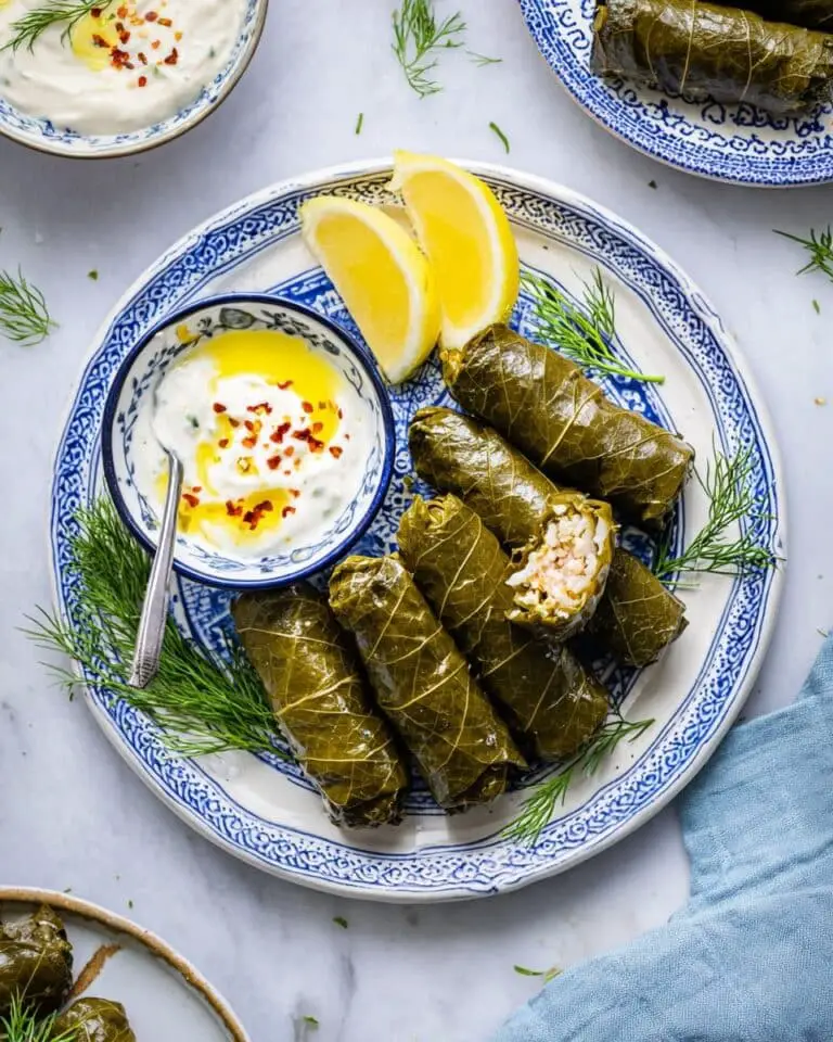 Dolmades (Greek Stuffed Vine Leaves) Recipe