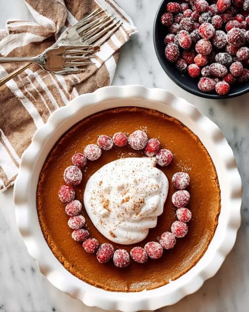 Crustless Pumpkin Pie Recipe