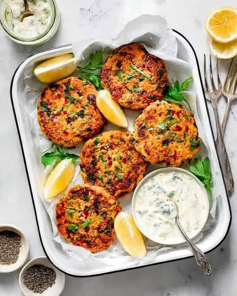 Salmon Patties with Lemon Dill Mayonnaise Recipe