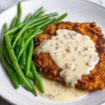 Crispy Chicken Fried Steak with White Country Gravy Recipe