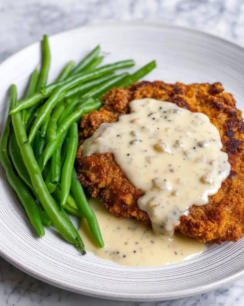 Crispy Chicken Fried Steak with White Country Gravy Recipe