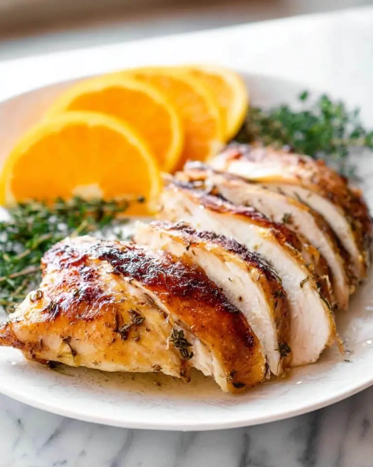 Rosemary Orange Roasted Turkey Breast Recipe