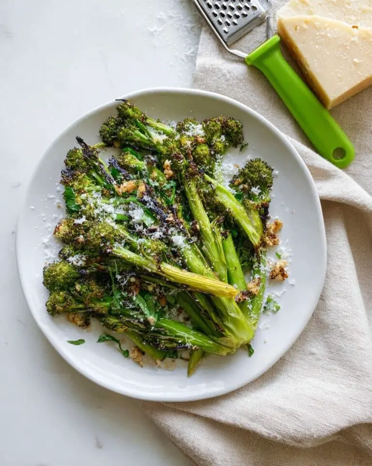 Garlic Parmesan Roasted Baby Cauliflower (Caulilini) Recipe