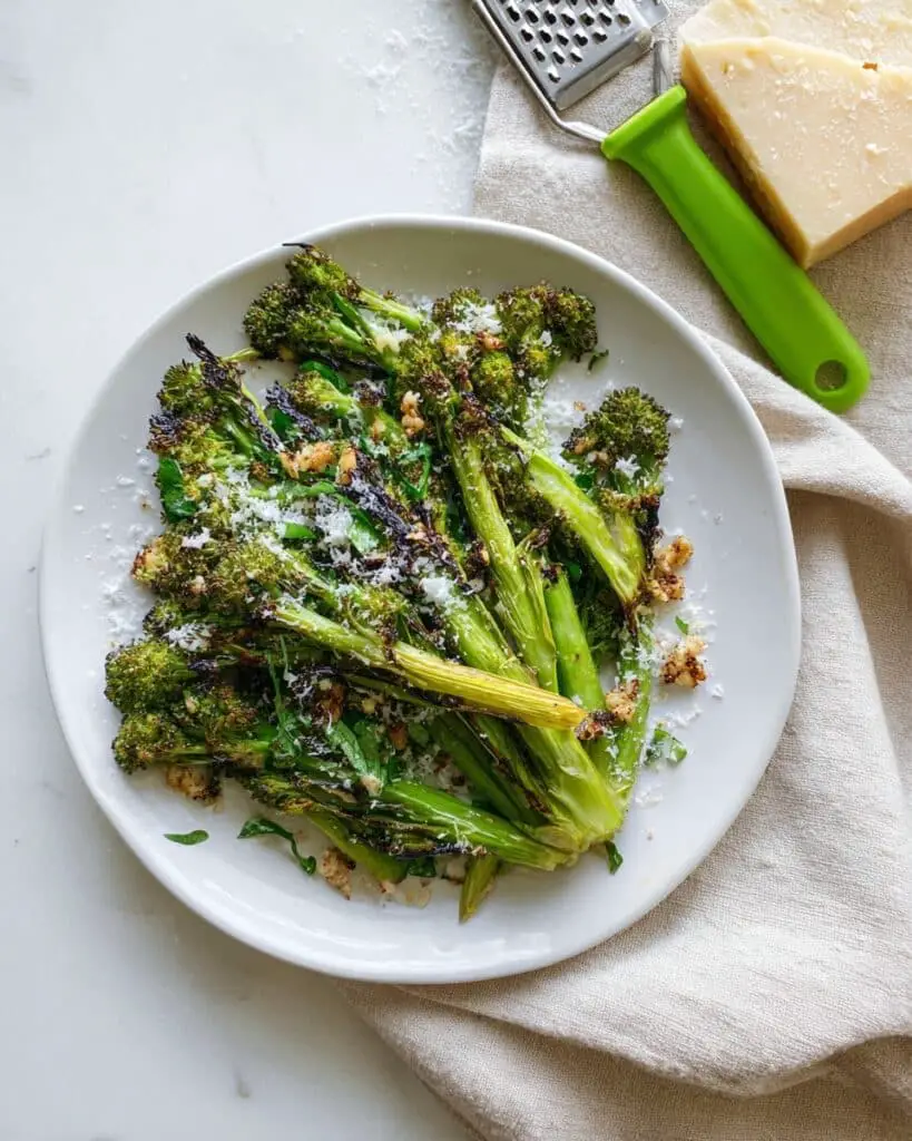 Garlic Parmesan Roasted Baby Cauliflower (Caulilini) Recipe