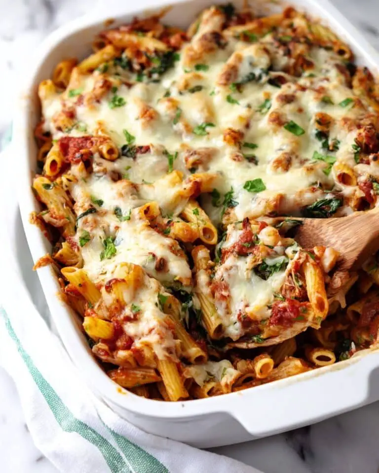 Baked Ziti with Spinach Recipe