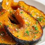 Roasted Acorn Squash with Parmesan and Herbs Recipe