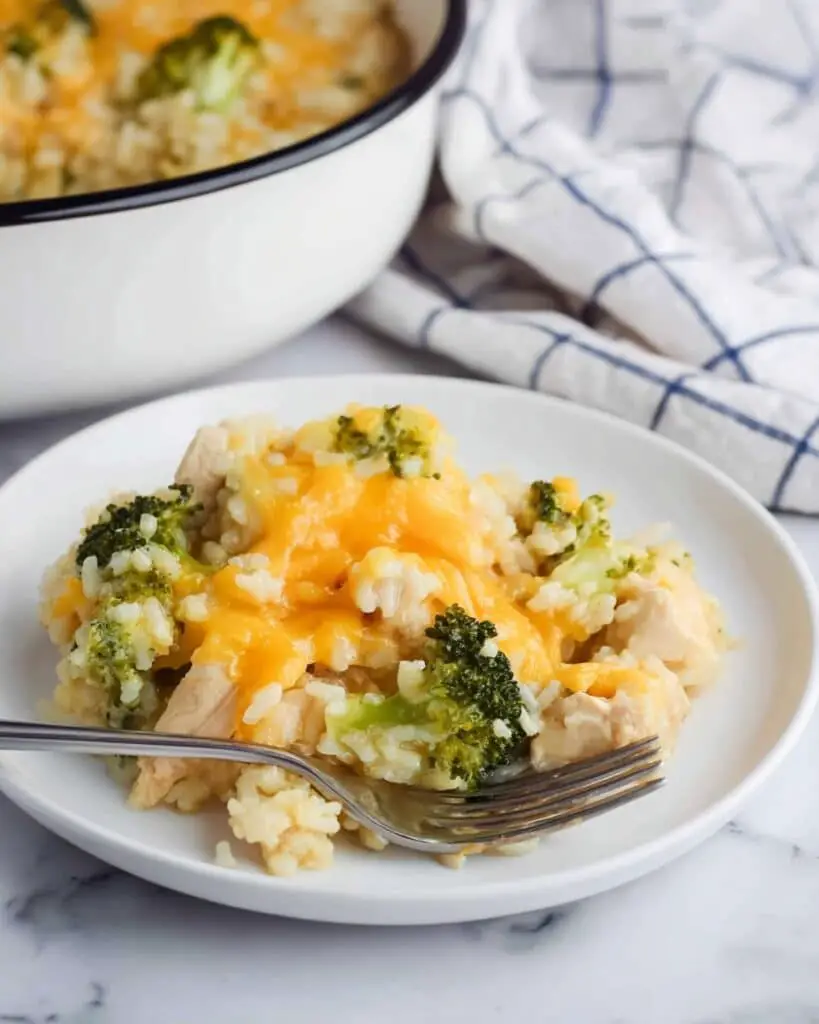 Cheesy Chicken, Broccoli, and Rice Casserole Recipe