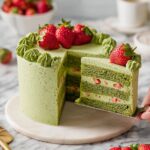 Matcha Green Tea Cake with Matcha Frosting Recipe