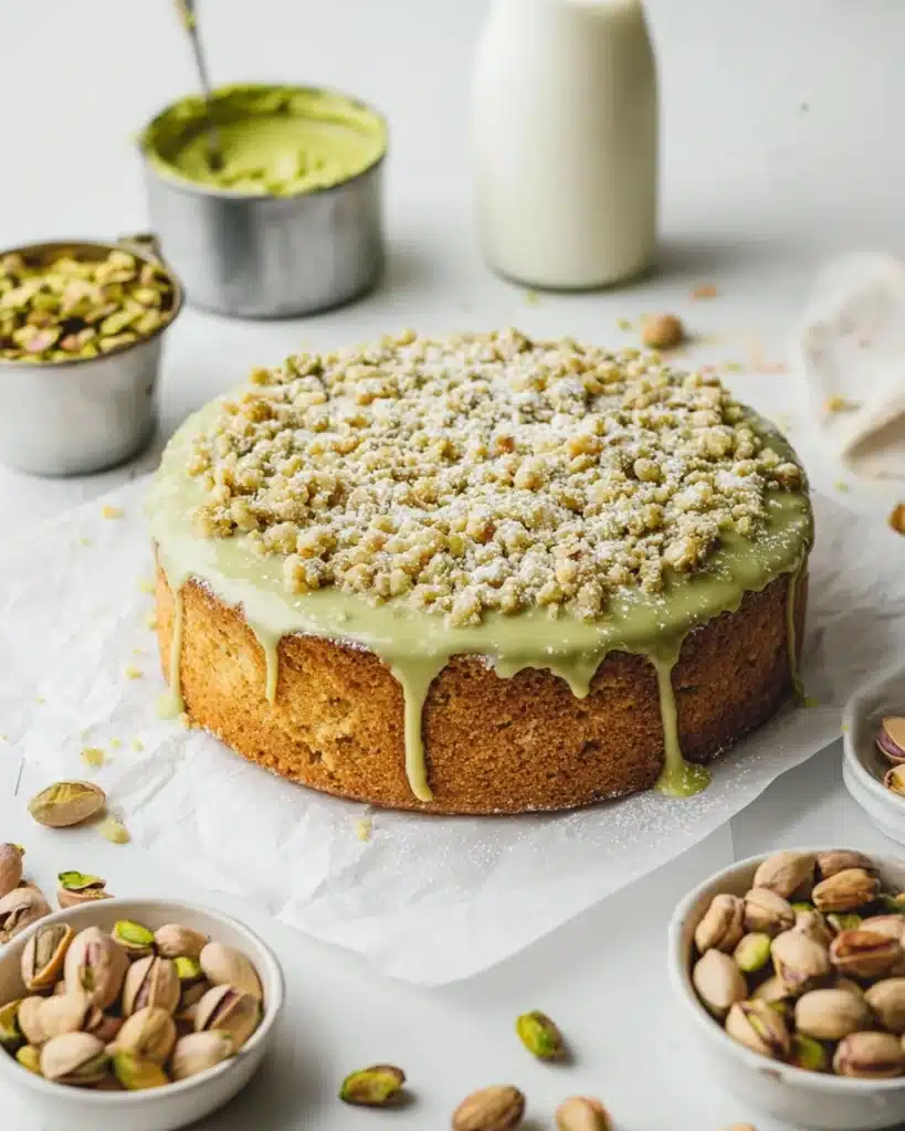 Vegan Pistachio Coffee Cake Recipe
