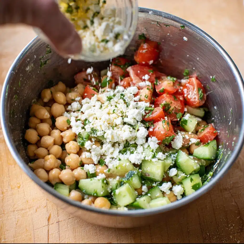 Easy Chickpea Salad Recipe 4 Easy Chickpea Salad Recipe - Recipe Image