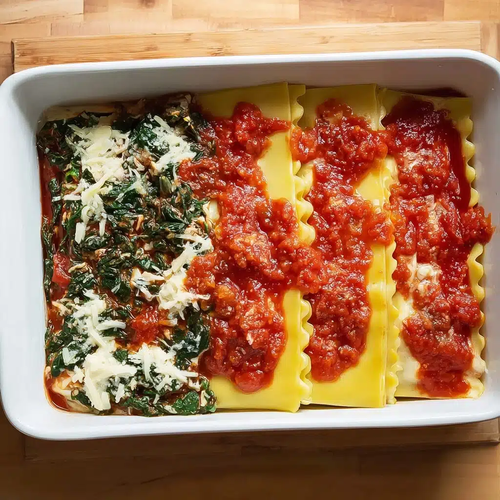 Easy Spinach Mushroom Lasagna Recipe 4 Easy Spinach Mushroom Lasagna Recipe - Recipe Image