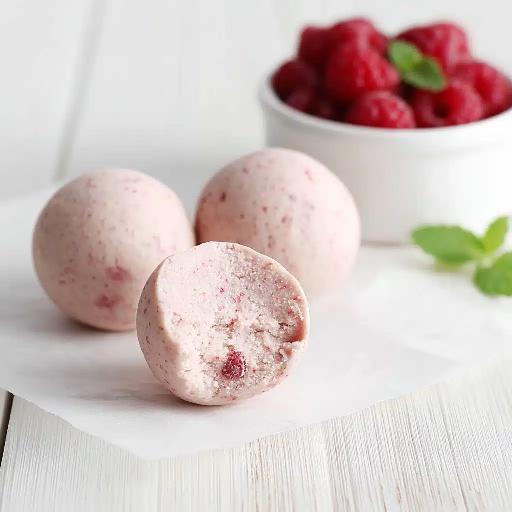 Raspberry Cheesecake Protein Balls Recipe 5 Raspberry Cheesecake Protein Balls Recipe - Recipe Image