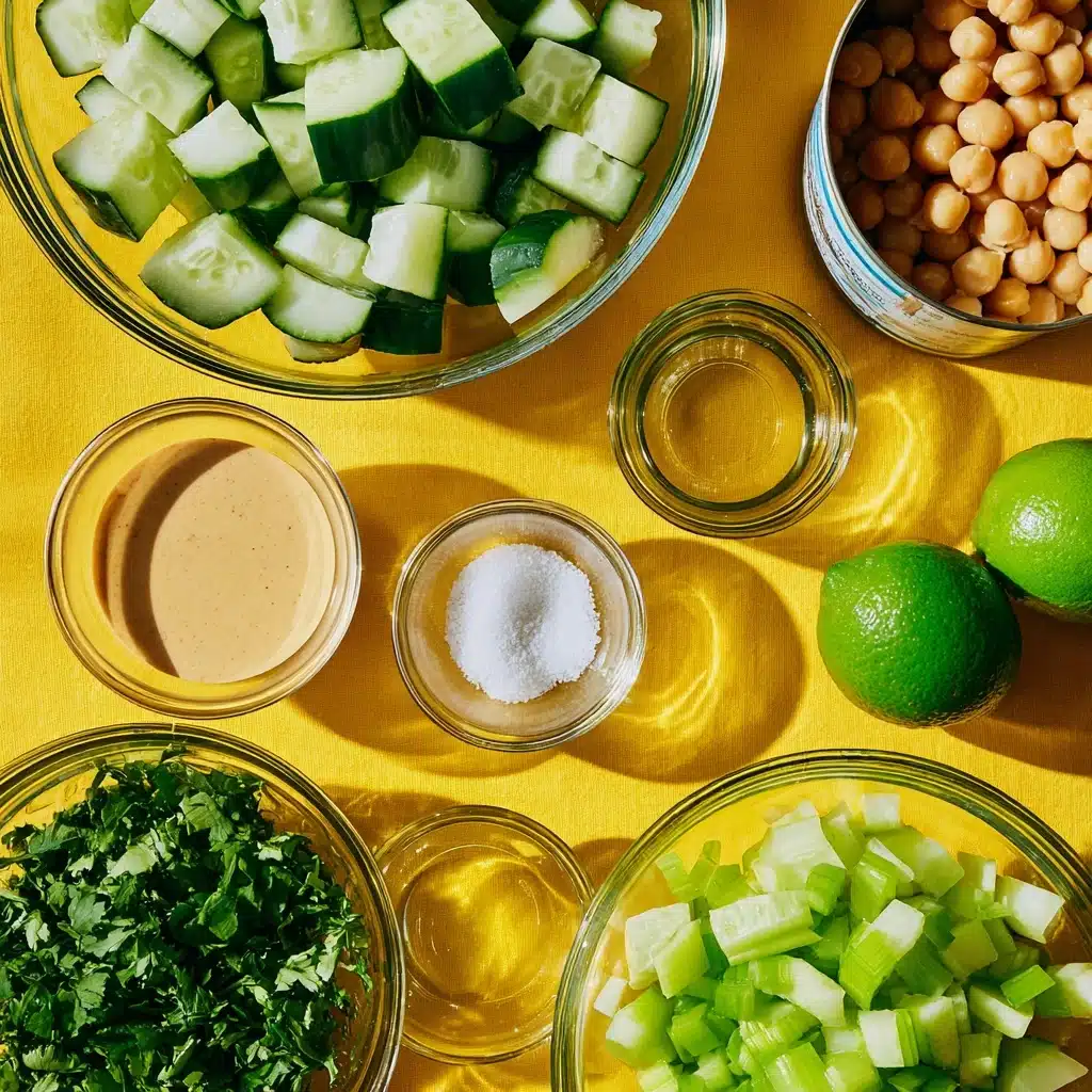 Rudy’s Sunshine Salad (Israeli-Inspired Tahini Salad) Recipe - Recipe Image