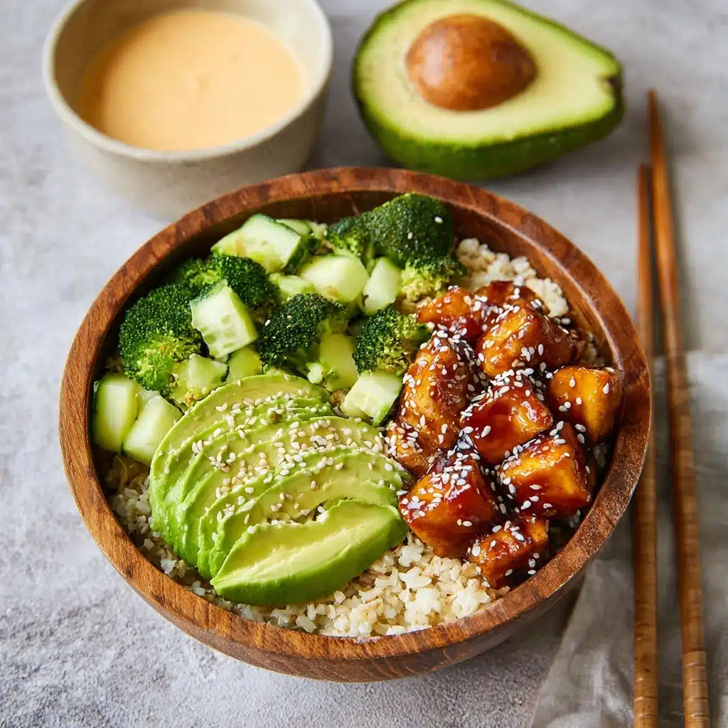 Crispy Bang Bang Salmon Bites Bowls Recipe - Recipe Image