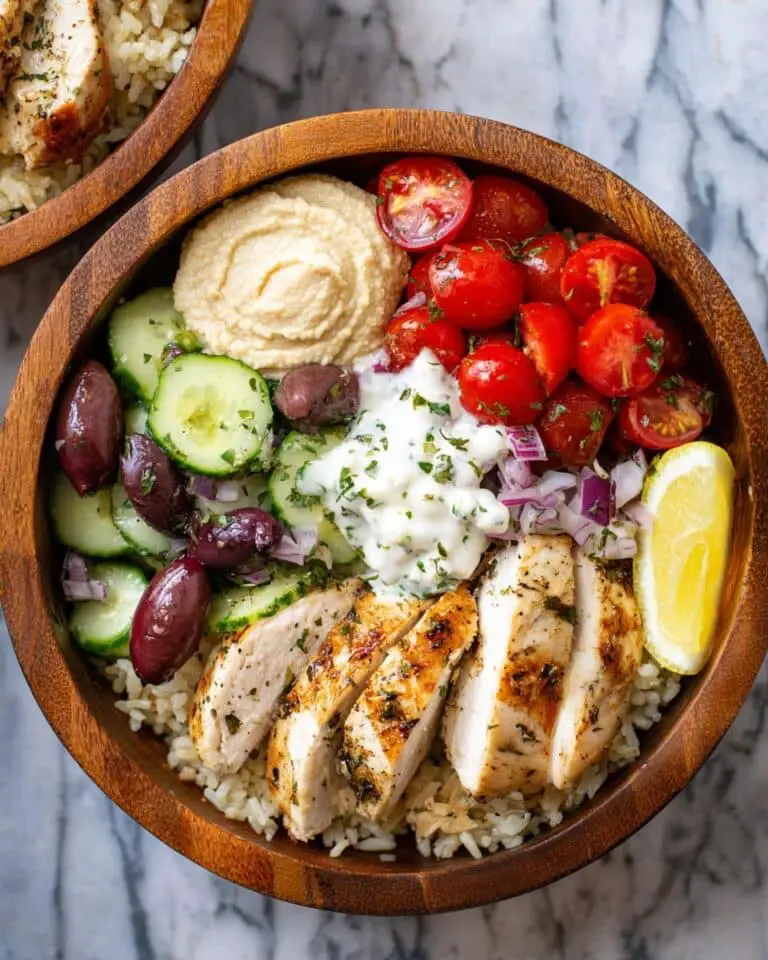 Greek Chicken Bowls Recipe