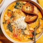 Tuscan White Bean Soup Recipe (Vegetarian) Recipe