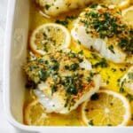 Garlic Herb Baked Cod Recipe