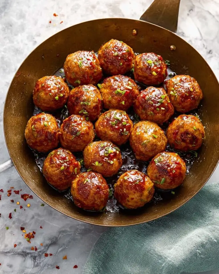 Honey-Sriracha Turkey Meatballs Recipe