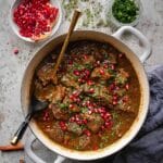 Persian Lamb Stew with Walnuts, Cranberries, and Pomegranate Molasses Recipe