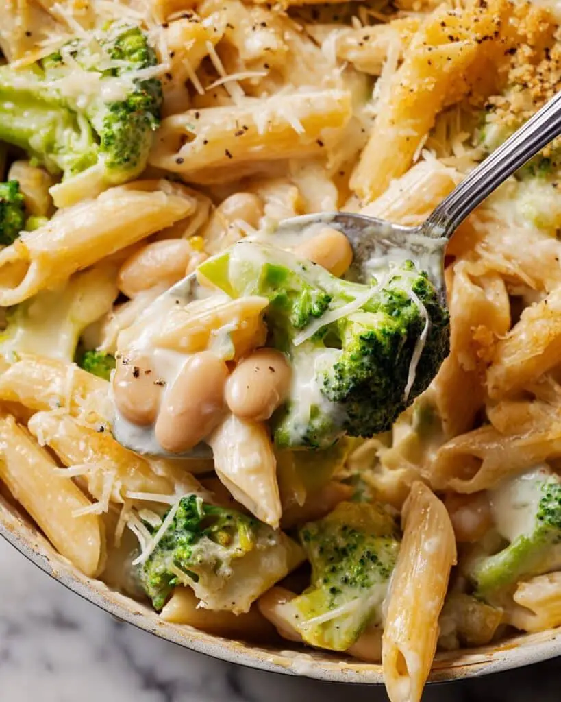 Cottage Cheese Alfredo Casserole (Vegetarian) Recipe