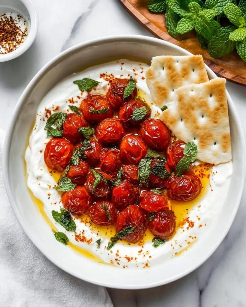 Whipped Feta Dip with Roasted Tomatoes Recipe