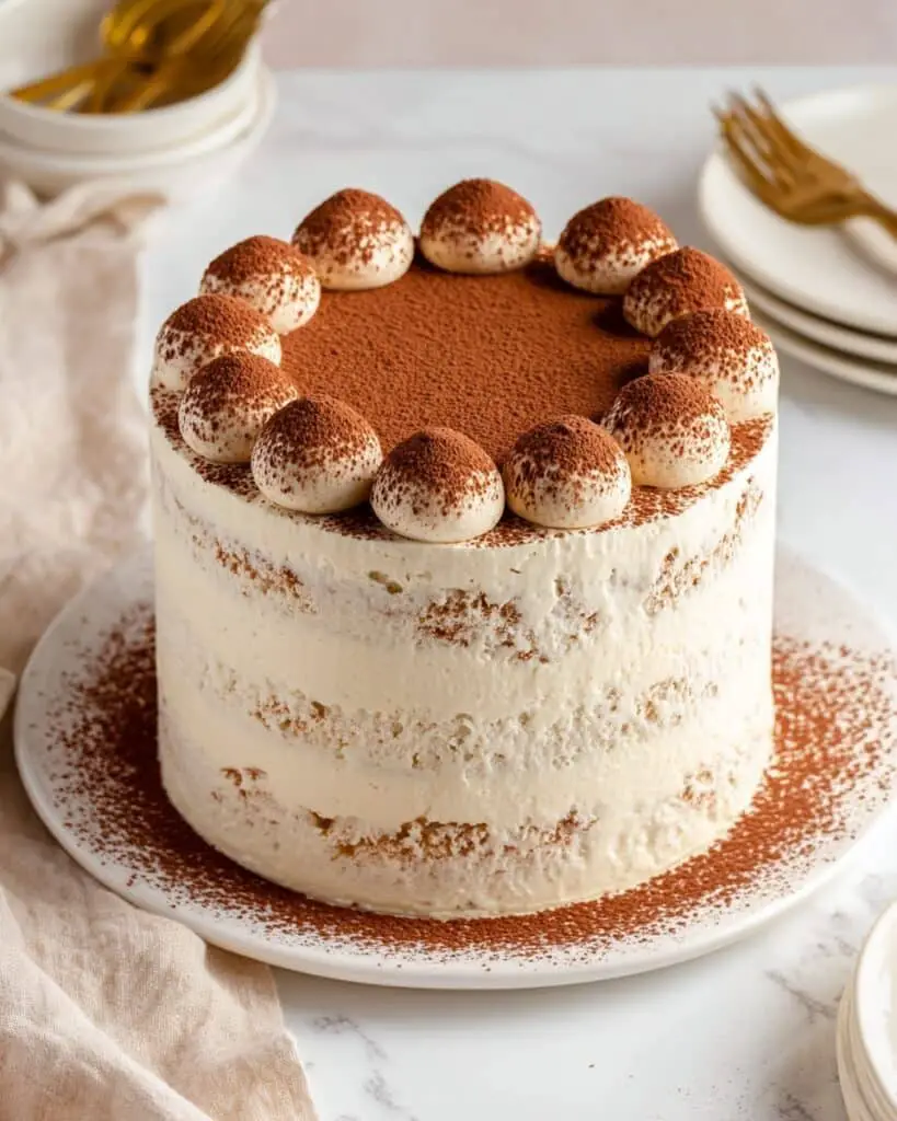 Vietnamese Coffee Tiramisu Cake Recipe