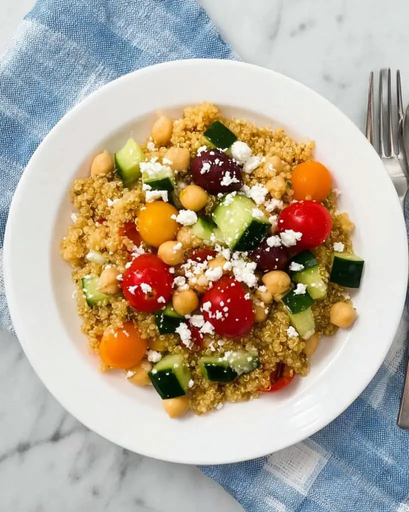 Instant Pot Greek Chickpeas and Quinoa Recipe