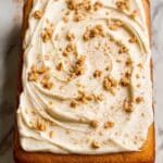 Pumpkin Dump Cake with Maple Cream Cheese Frosting Recipe