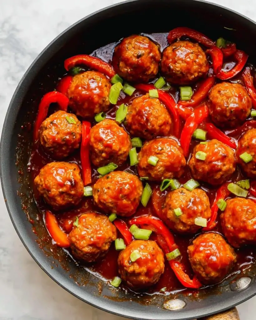 Kung Pao Cauliflower Meatballs Recipe