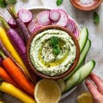 5 Minute Avocado Green Goddess Dip Recipe