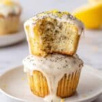 Glazed Lemon Poppy Seed Muffins Recipe