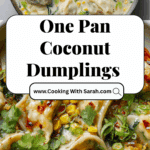 One Pan Sweet Corn Coconut Dumplings Recipe