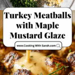 Turkey Meatballs with Maple Mustard Sauce Recipe