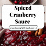 Spiced Cranberry Sauce Recipe